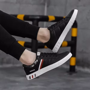 Luxury Rubber Outdoor Sport Style Flats Lace-Up Shoes