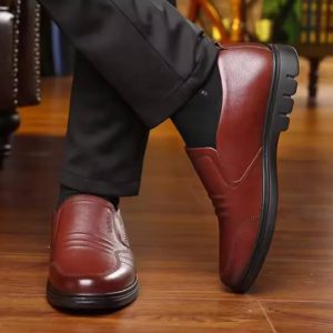 Luxury Soft Bottom Anti Slip And Breath Business Style Leather Shoes