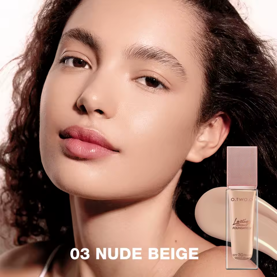 Matte Moisturizing Oil-control Long-Lasting Waterproof Liquid Coverage Foundation - Image 3