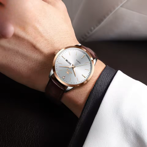 Classic Dual Calendar Luminous Business Waterproof Men Quartz Watch