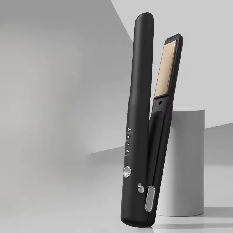 Mini Wireless Usb Rechargeable Hair Straightener And Curler Hair Fluffy Corn Plywood Home Hair Salon - Image 7