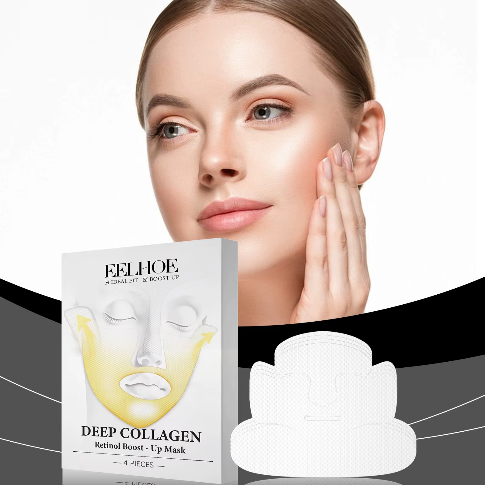 Moisturizing Facial Firming Skin Repair Anti Aging Reduce Wrinkles Collagen Boost Face Lifting Mask