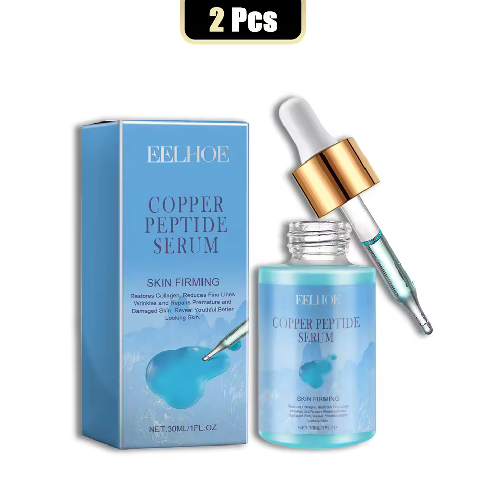 Firming Face Skin Increase Elasticity Moisturizing Elasticity Anti Wrinkle 2 Piece Facial Serum