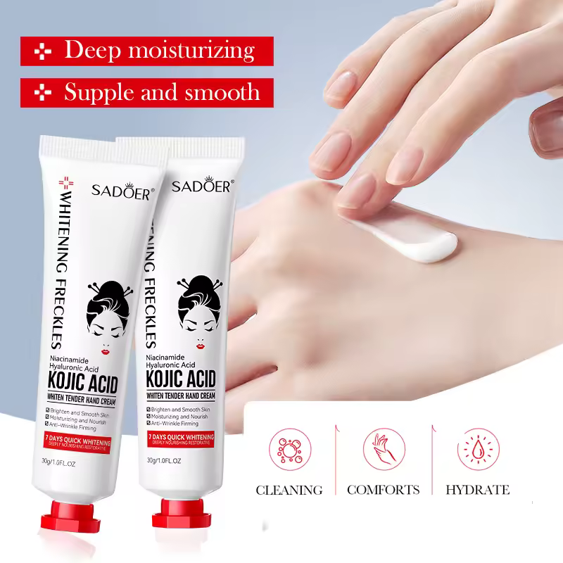 Brightening Moisturizing Nourishing Hydrating Kojic Acid Skin Care Hand Cream