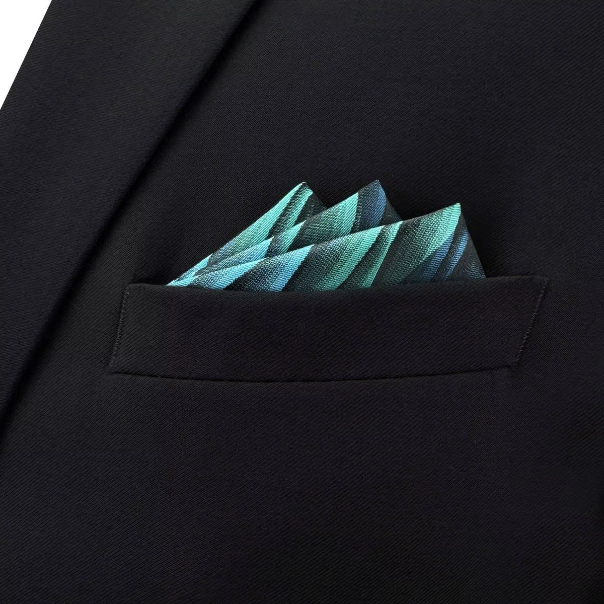 Multicolor Ripple Geometric Classic Extra Long Mens Ties Set - Image 4