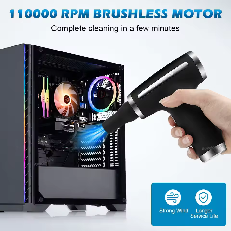 Multifunction Air Duster Portable Wireless Handheld Powerful Cleaner Outdoor Sports High Speed Blow Dryer - Image 4