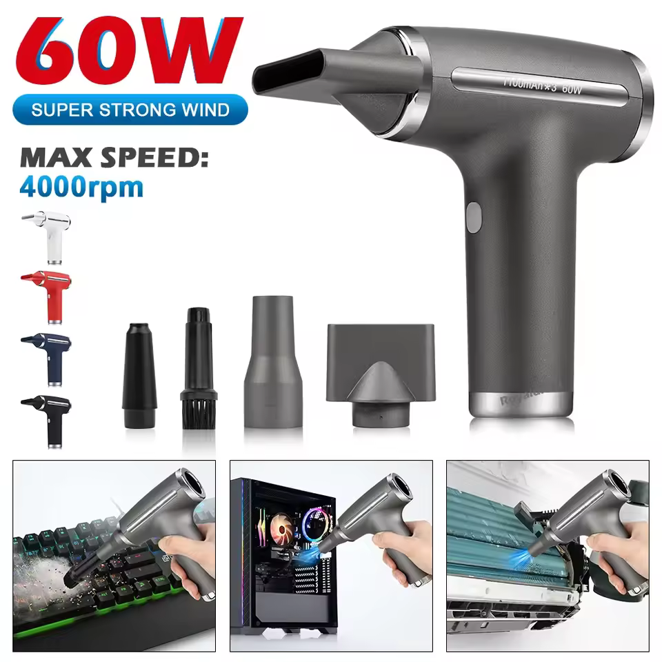 Multifunction Air Duster Portable Wireless Handheld Powerful Cleaner Outdoor Sports High Speed Blow Dryer - Image 2