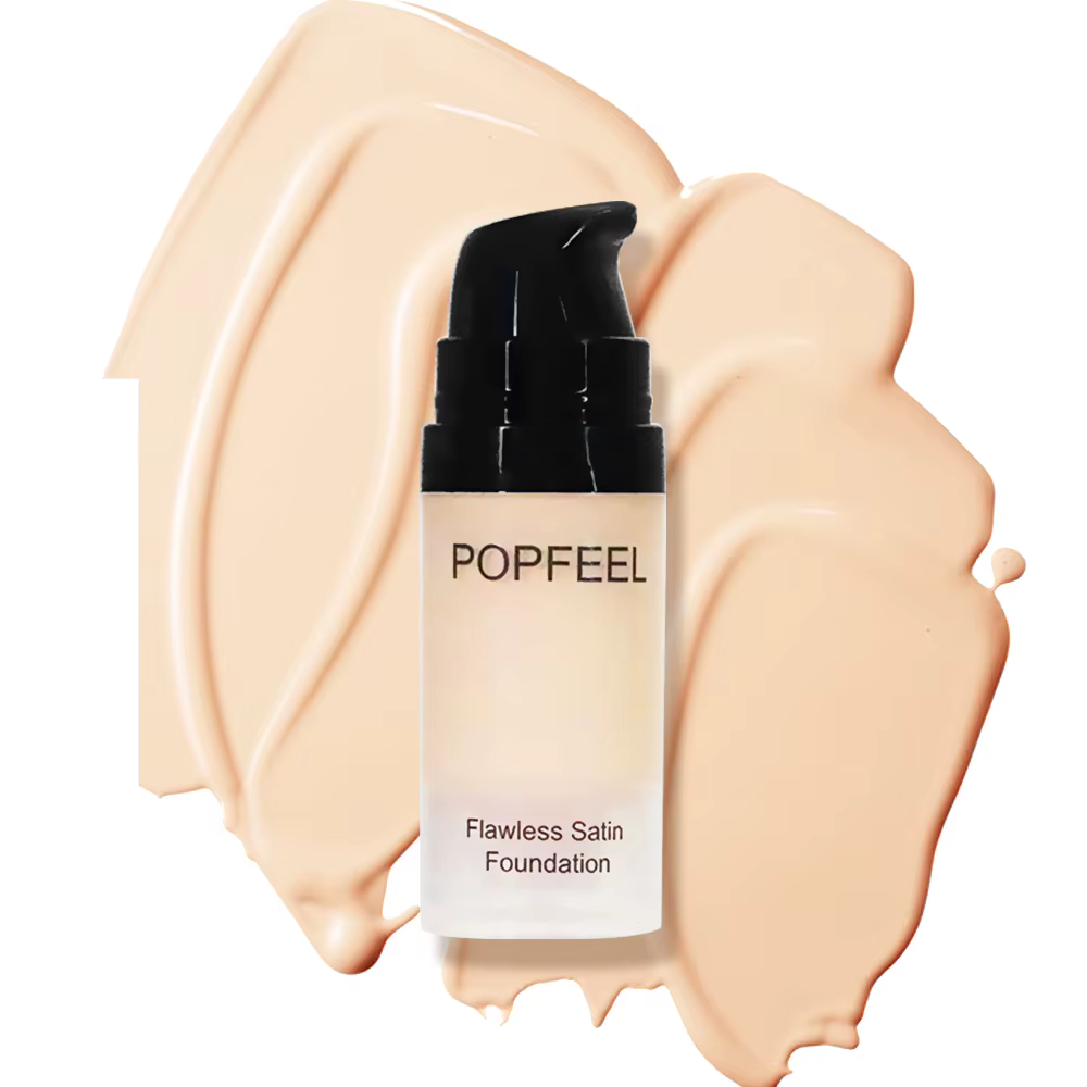 Natural Bare Skin Effect Clear Finish Buildable Coverage Long-lasting Soft Focus Foundation