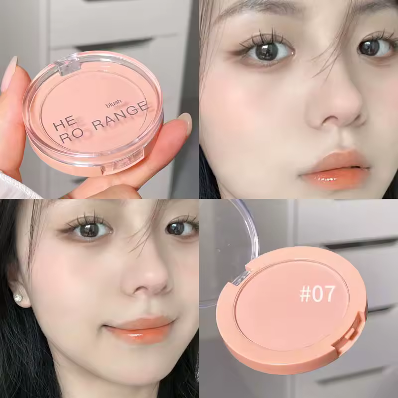 Natural Matte Color Low Saturation Powder Blusher