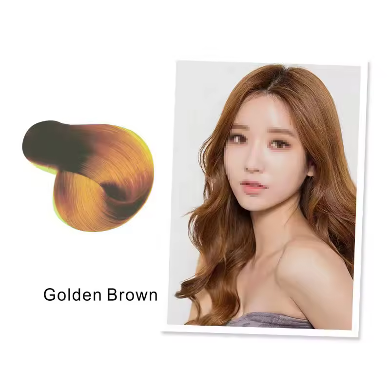 Natural Organic Brown Hair Color Permanent Hair Coloring Shampoo - Image 4