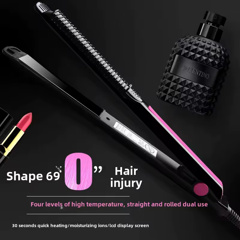 Negative Ion Hair Straightener And Curler Dual Use Hair Styling Iron Permanent Styling Tool - Image 3