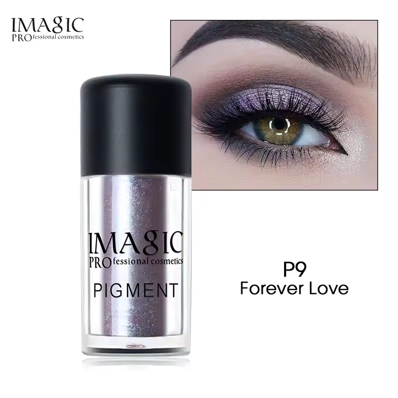 New Arrival Glitter Metallic Loose Powder Waterproof Shimmer Pigments Colors Eye Shadow
