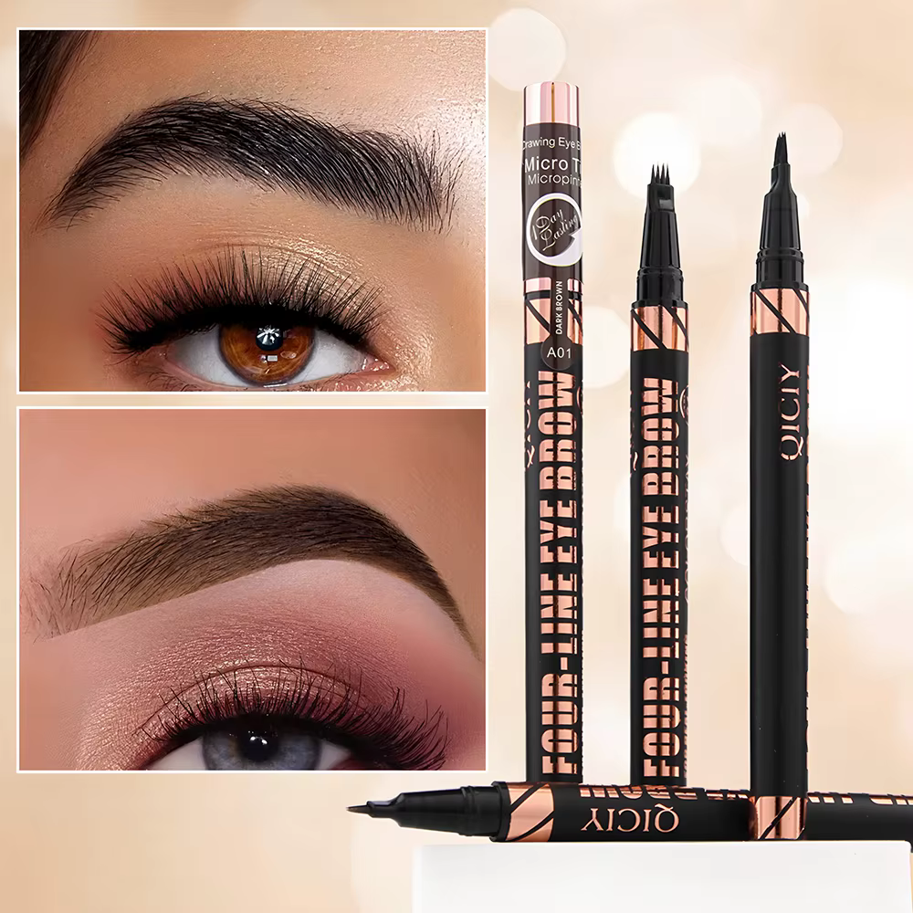 Non-Halogenating Extremely Fine Liquid Water Eyebrow Pencil Waterproof