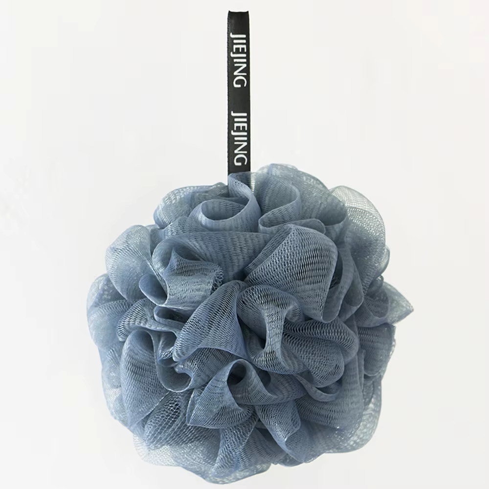 Nylon Cleaning Brush Shower Puff Body Cleaner Soft Mesh Bath Sponge Balls