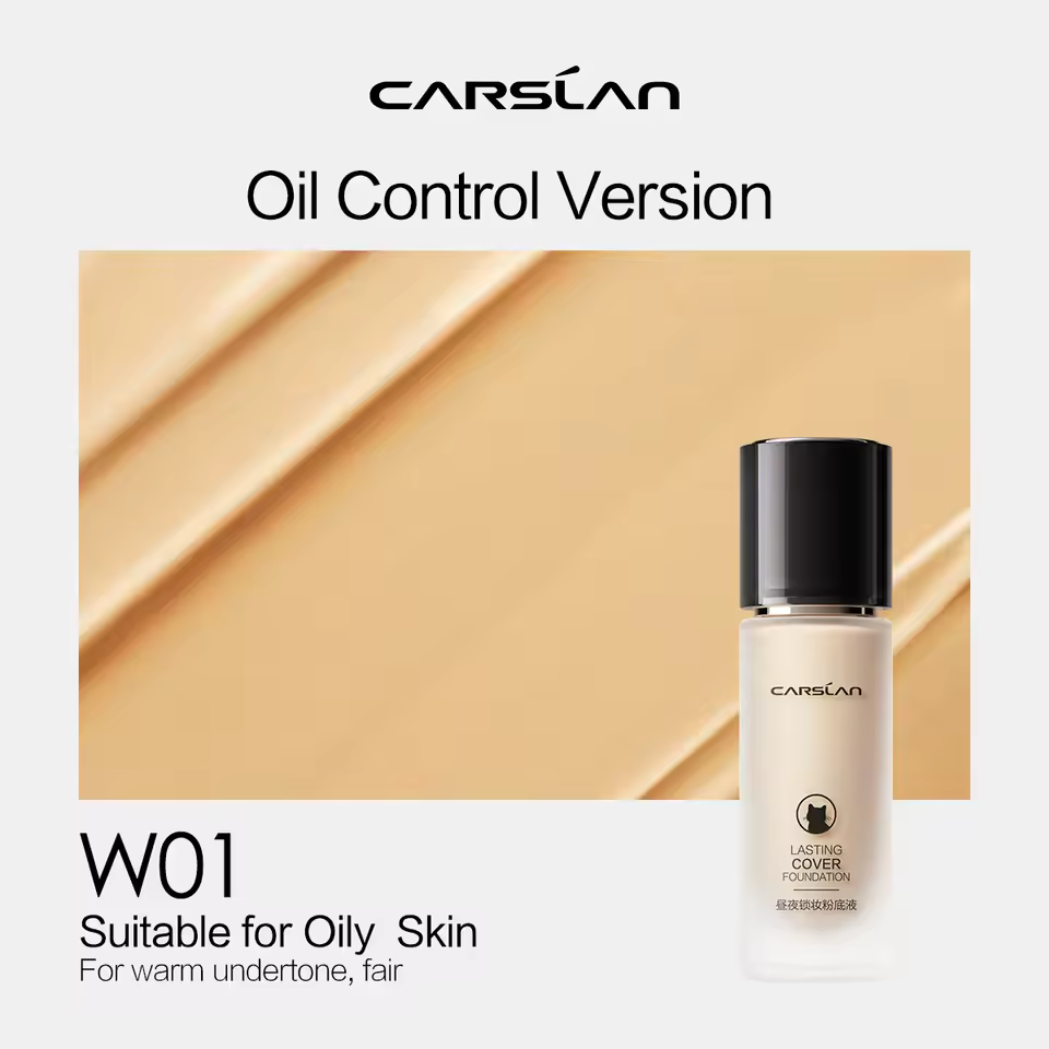 Oil Long-lasting Full Coverage Control Whitening Moisture Matte Liquid Face Foundation