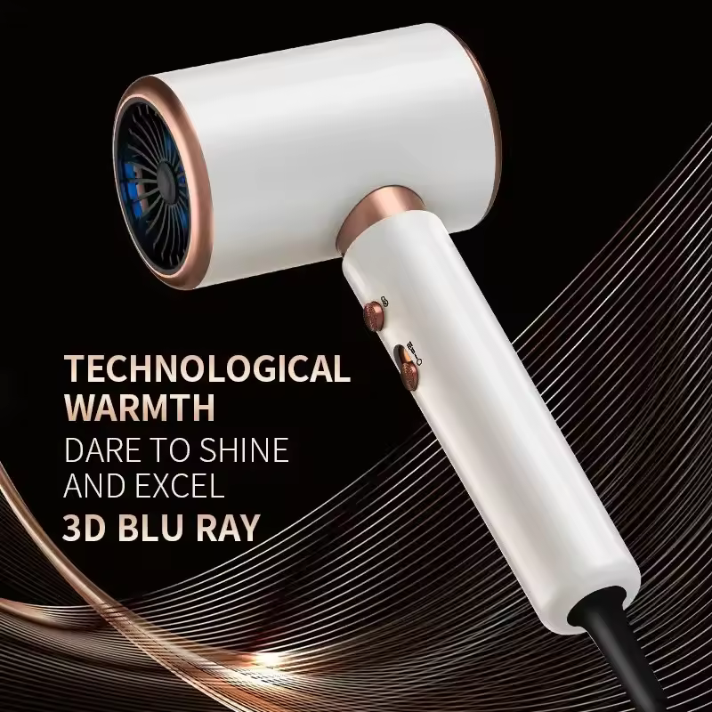 Professional Hair Dryer Negative Lonic Blow Dryer Hot Cold Wind Air Brush Hairdryer - Image 3