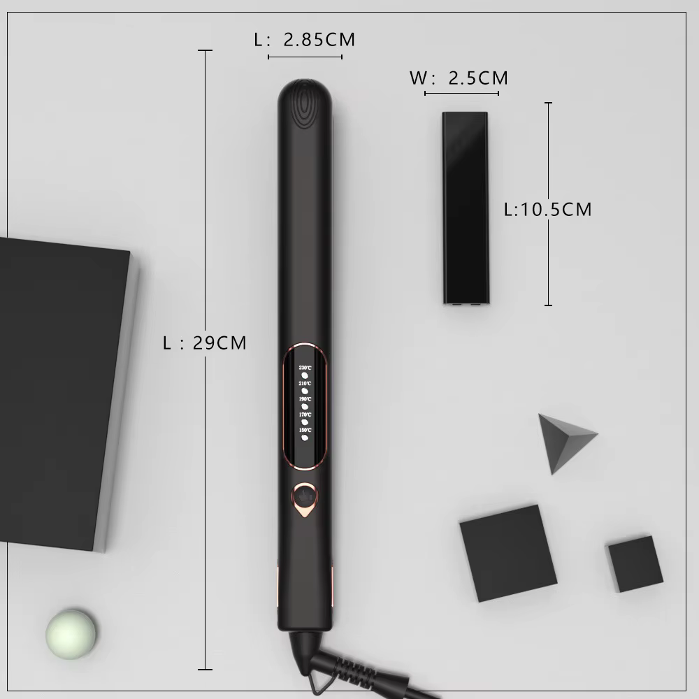 Professional Hair Flat Iron Tourmaline Ceramic Plate 450°F Keratin Treatment Salon Styling Tools - Image 8