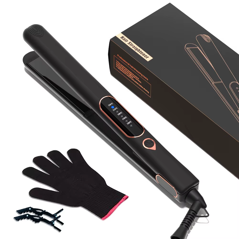Professional Hair Flat Iron Tourmaline Ceramic Plate 450°F Keratin Treatment Salon Styling Tools - Image 9
