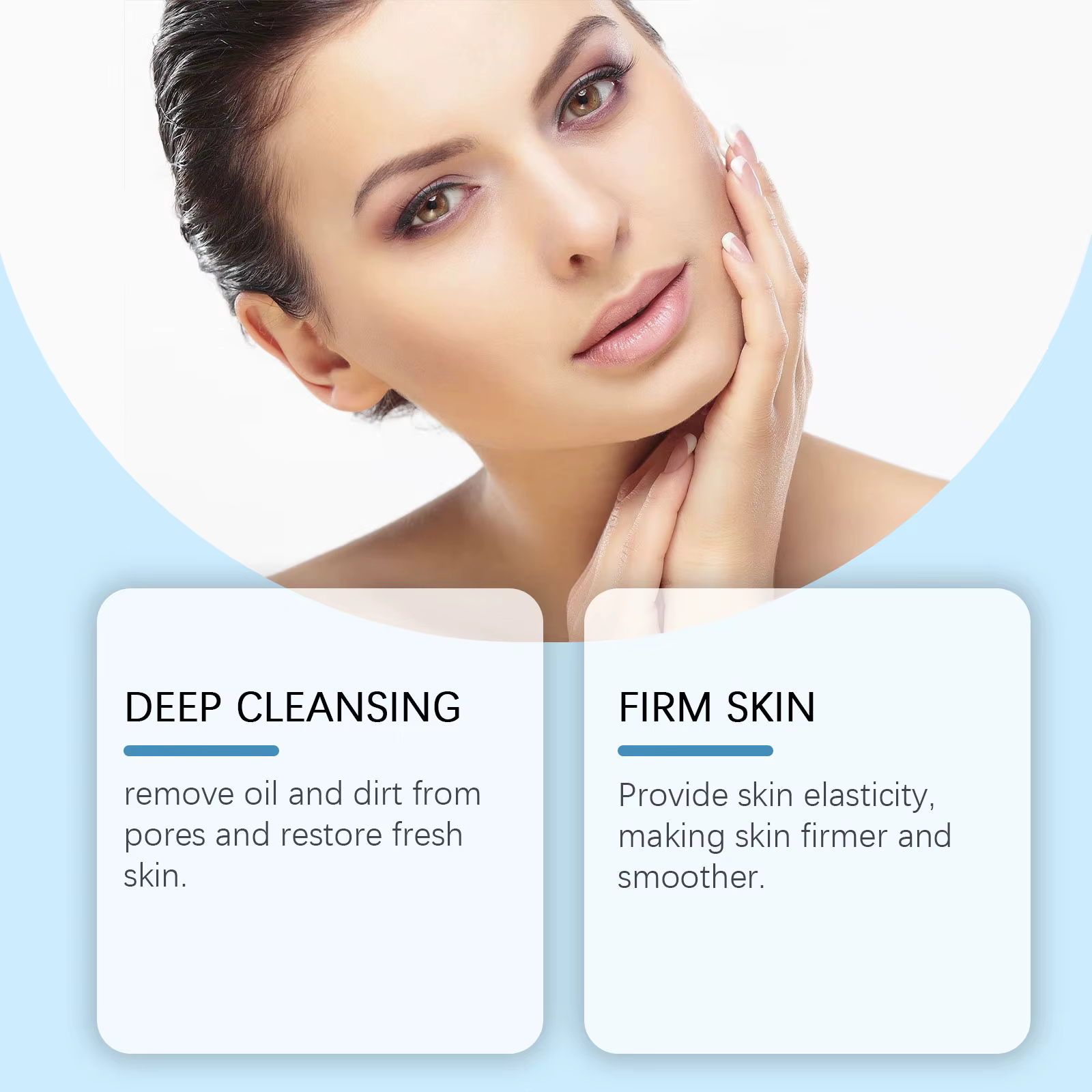 Pore Deep Purifying Shrink Cleansing Oil Control Bamboo Charcoal Blackhead Remover Mask - Image 3