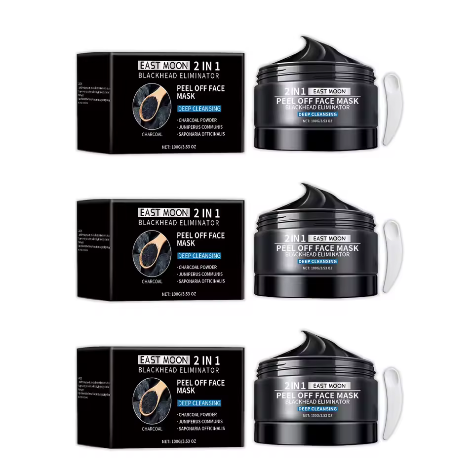 Cleansing Oil Control Pore Deep Purifying Shrink Bamboo Charcoal Blackhead Remover Mask