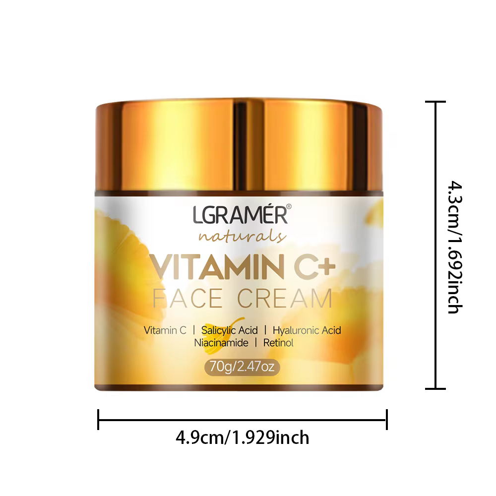 Retinol Smooth Wrinkle Moisturizing Firming Hyaluronic Lightening Repairing Vitamin-C Face Cream - Image 2
