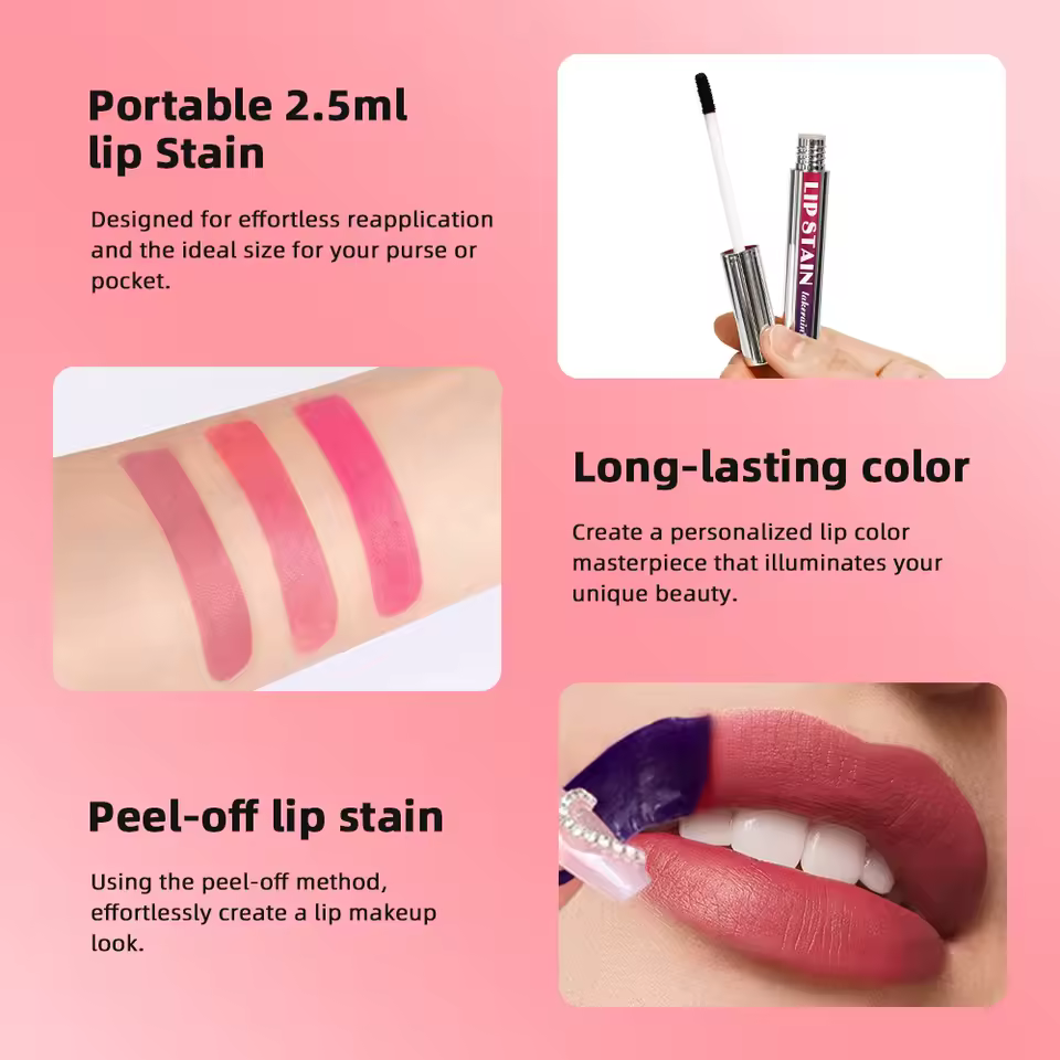 Reveal Long Lasting Waterproof Tint Transfer Proof Non-stick Cup Natural Lip Stain - Image 2