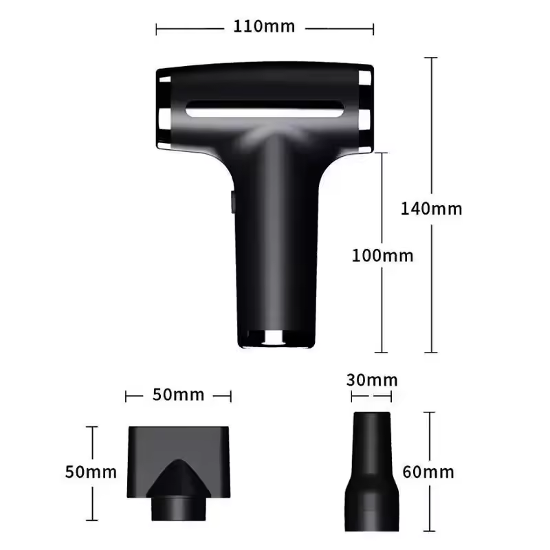 4 in 1 Wireless Hair Dryerl USB Rechargeable Only Cold Wind Blow Dryer - Image 4