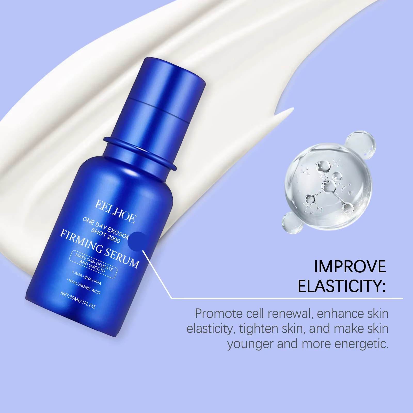 Shrink Pores Lifting Firming Lactic Acid Smooth Lighten Salicylic Acid 2 Piece Facial Lotion - Image 6