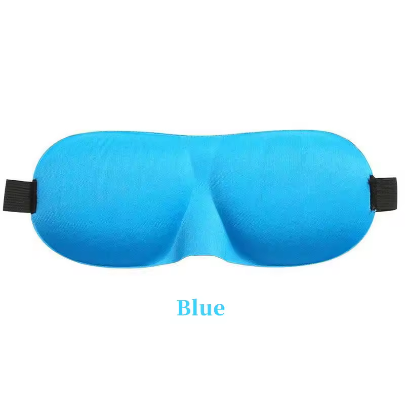 Sleeping 3D Contoured Cup Blindfold Concave Molded Block Out Light With Eyepatch Eye Mask - Image 3