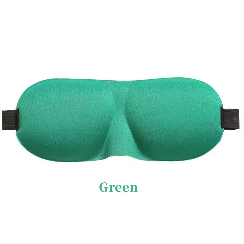 Sleeping 3D Contoured Cup Blindfold Concave Molded Block Out Light With Eyepatch Eye Mask - Image 4