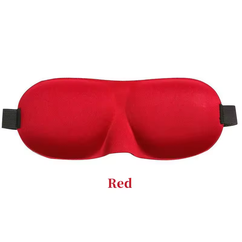 Sleeping 3D Contoured Cup Blindfold Concave Molded Block Out Light With Eyepatch Eye Mask - Image 5
