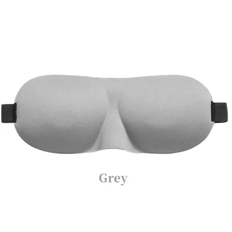 Sleeping 3D Contoured Cup Blindfold Concave Molded Block Out Light With Eyepatch Eye Mask - Image 7