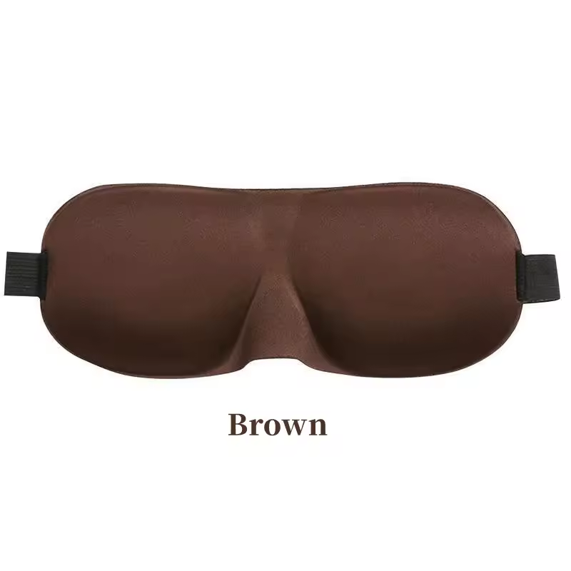 Sleeping 3D Contoured Cup Blindfold Concave Molded Block Out Light With Eyepatch Eye Mask - Image 8