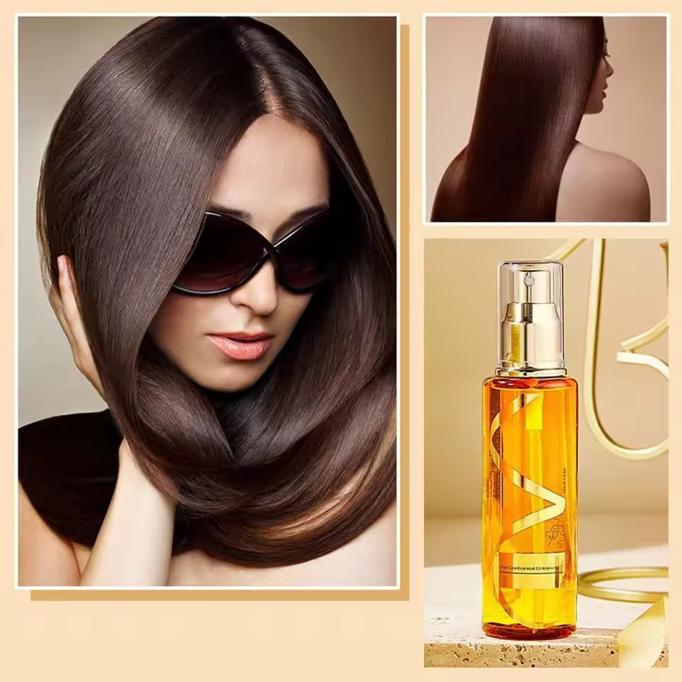 Smoothing Silky Hair Vitamin Capsules Repairing Damaged Hair Oil - Image 4