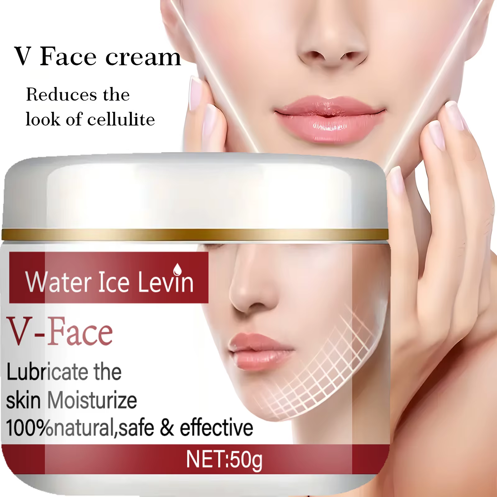 Sodium Hyaluronate Lactic Acid Bacteria Fermentation Light Moisturizing Natural V Face Lifting Cream - Image 5