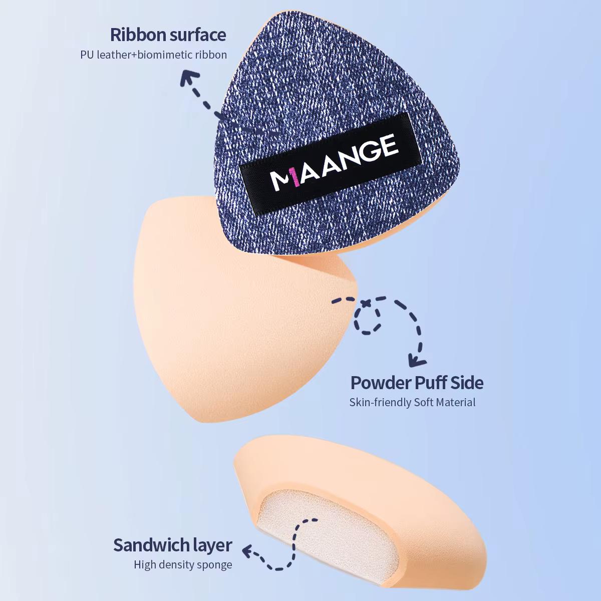 Soft Air Sponge Stocking for Foundation Concealer Liquid Cream Powder Seamless Flawless Makeup - Image 6