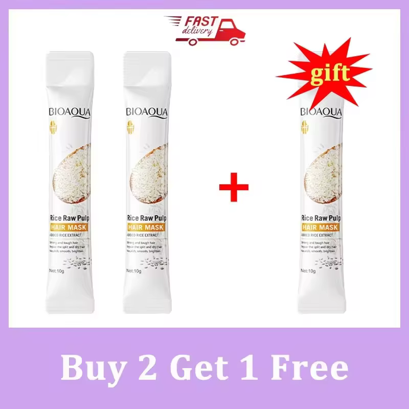 Soft Smooth Shiny Moisturizing Nourish Hair Rice Magical Keratin Hair