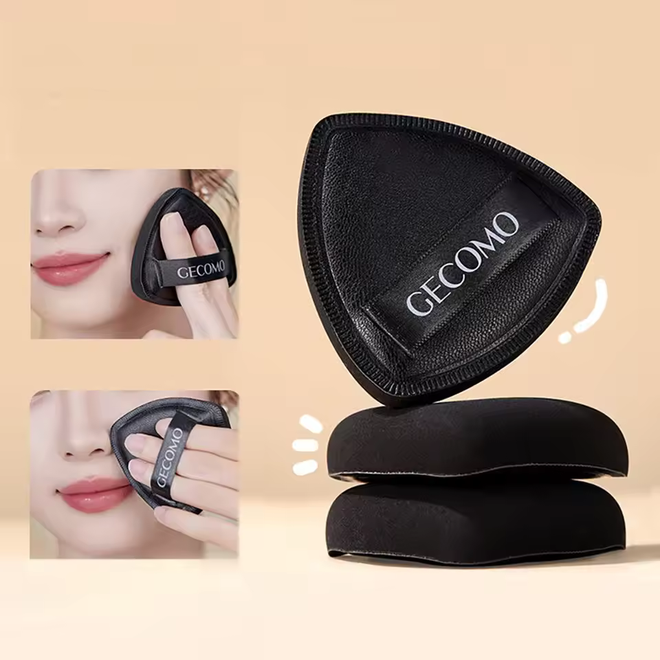 Soft Triangular Powder Puff Wet And Dry Dual-use Concealer Makeup Cushion