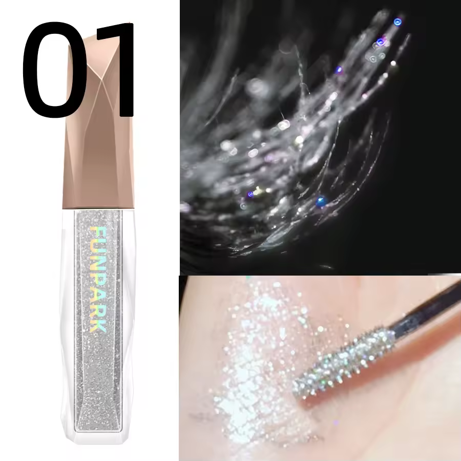 Sparkling Eyelash Mascara for Eyeshadow and Highlighter Liquid - Image 6