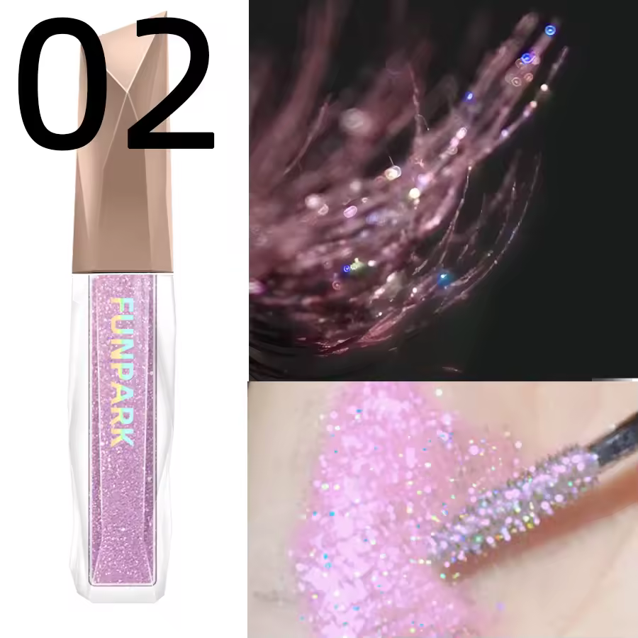Sparkling Eyelash Mascara for Eyeshadow and Highlighter Liquid - Image 7