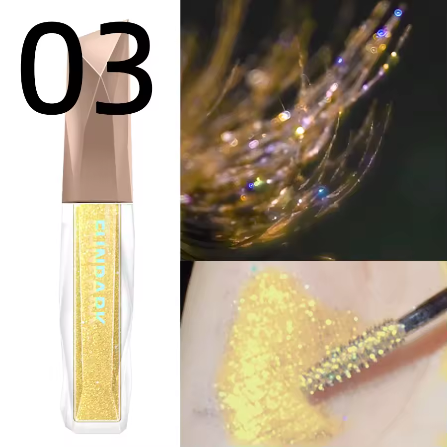 Sparkling Eyelash Mascara for Eyeshadow and Highlighter Liquid - Image 8