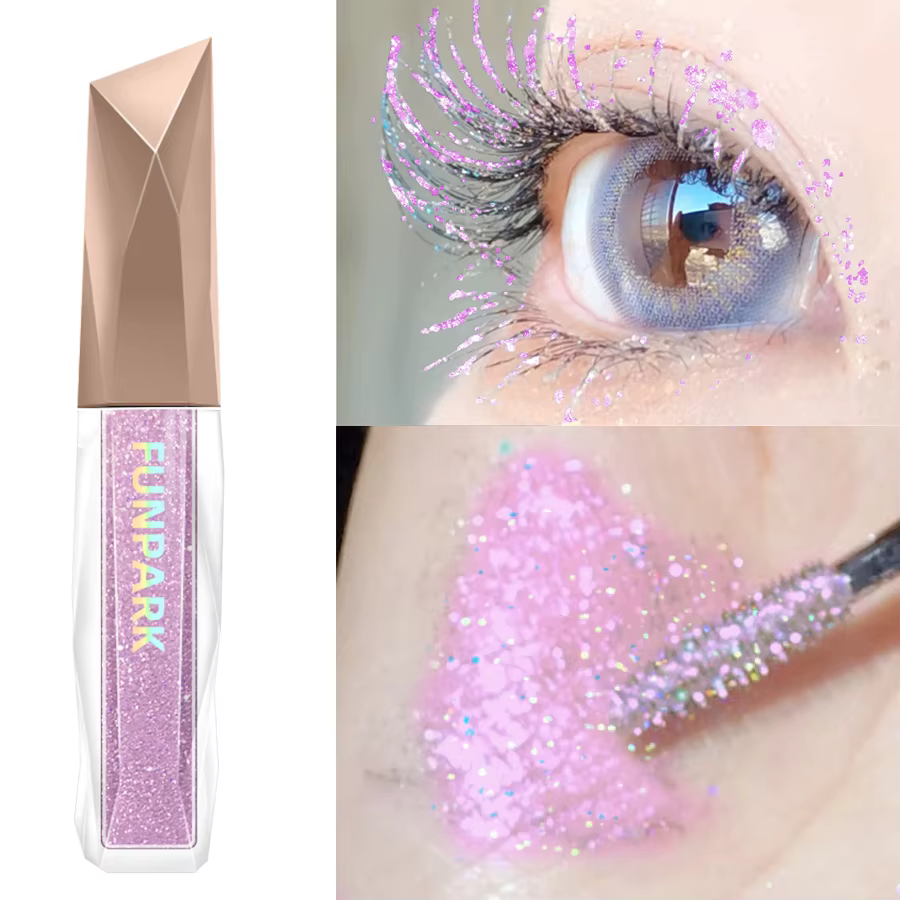 Sparkling Eyelash Mascara for Eyeshadow and Highlighter Liquid - Image 4