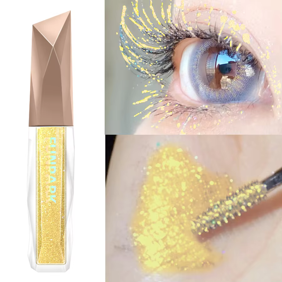 Sparkling Eyelash Mascara for Eyeshadow and Highlighter Liquid - Image 5