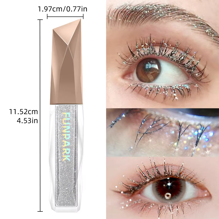 Sparkling Eyelash Mascara for Eyeshadow and Highlighter Liquid