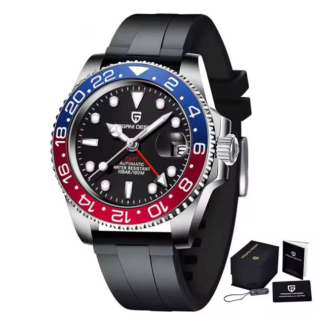 V3 Version GMT Watches Men's Luxury Sapphire Automatic Mechanical Watch