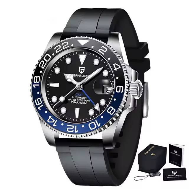 V3 Version GMT Watches Men's Luxury Sapphire Automatic Mechanical Watch - Image 2