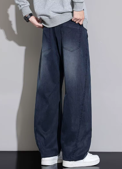 Vintage Multi-Pocket Elastic Waist Trousers Casual Sweatpants - Image 11