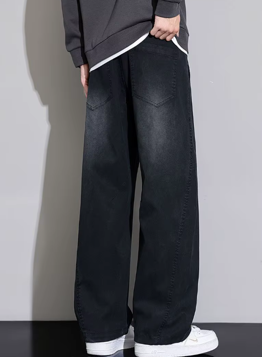 Vintage Multi-Pocket Elastic Waist Trousers Casual Sweatpants - Image 4