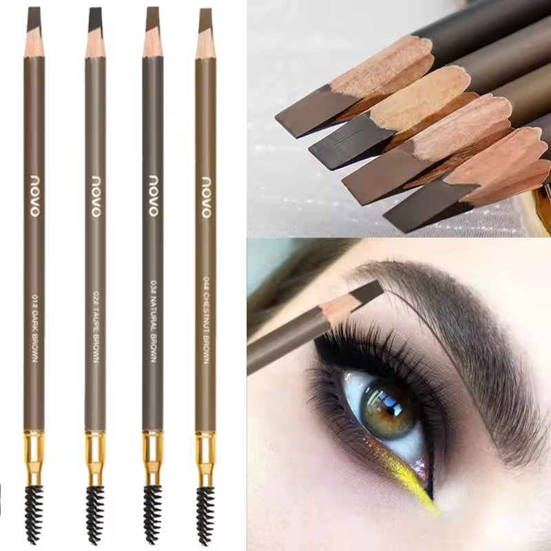 Waterproof Eyebrow Pencil Professional Makeup Eye Brow Pen Enhancers - Image 2