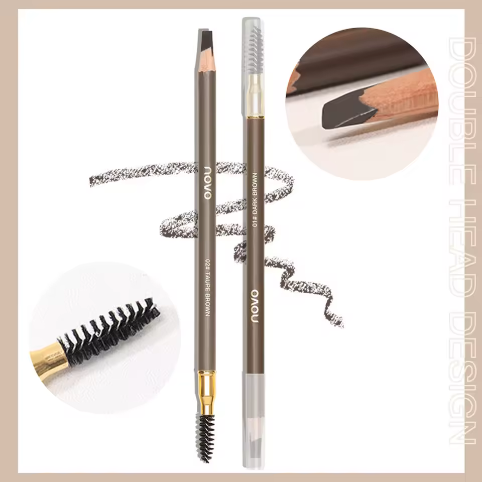 Waterproof Eyebrow Pencil Professional Makeup Eye Brow Pen Enhancers - Image 5